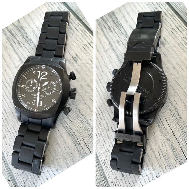 BURBERRY - 【動作OK】BURBERRY バーバリー BU7640 腕時計 クロノ