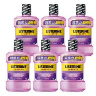 リステリン(LISTERINE)の薬用リステリン トータルケアゼロプラス ノンアルコール 1000ml*6個セット(マウスウォッシュ/スプレー)