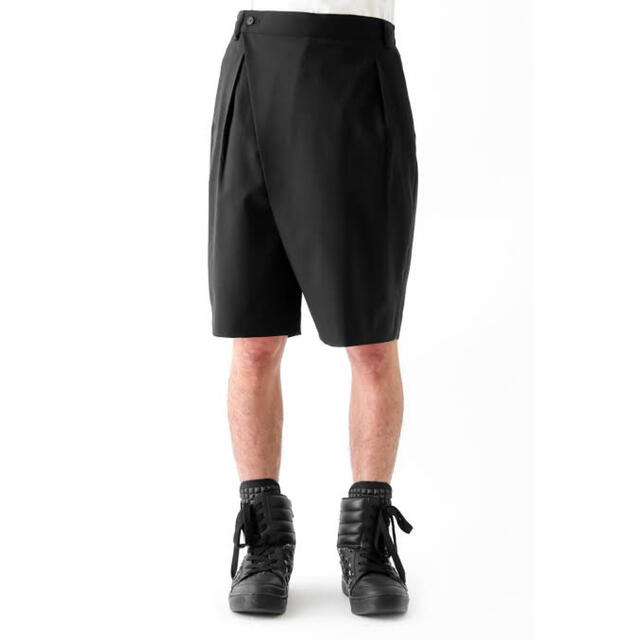 DIET BUTCHER SLIM SKIN(ダイエットブッチャースリムスキン)の【新品】ダイエットブッチャースリムスキン Wool wrap shorts メンズのパンツ(ショートパンツ)の商品写真