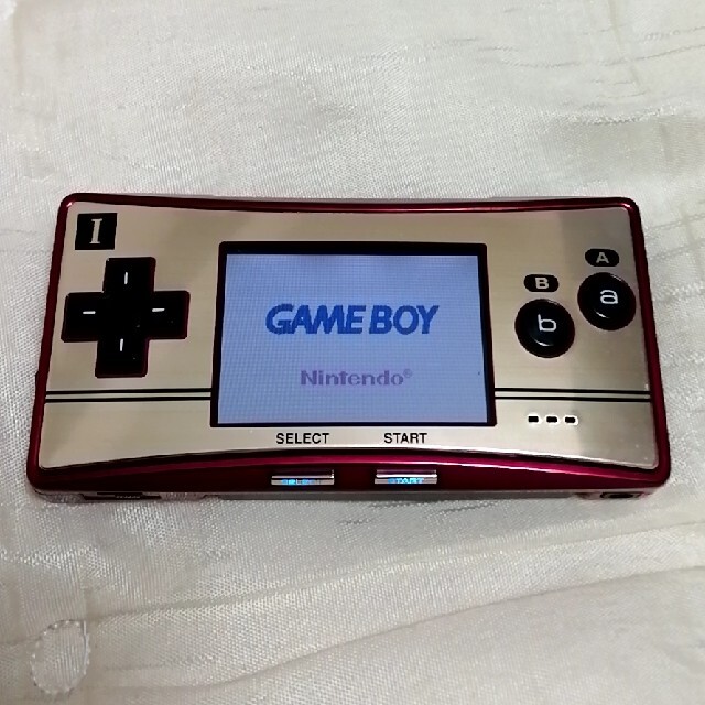 【未使用】GAMEBOY micro ゲームボーイミクロ ブラック フルセット