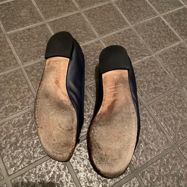 repetto(レペット)のレペット　ネイビーバレエシューズ39.5 レディースの靴/シューズ(バレエシューズ)の商品写真