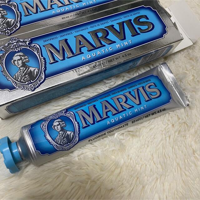 MARVIS マービス 歯磨き粉 85ml アクアティックミント 一本 通販 MARVIS トゥースペースト クラシック アクアティックミント 75ml