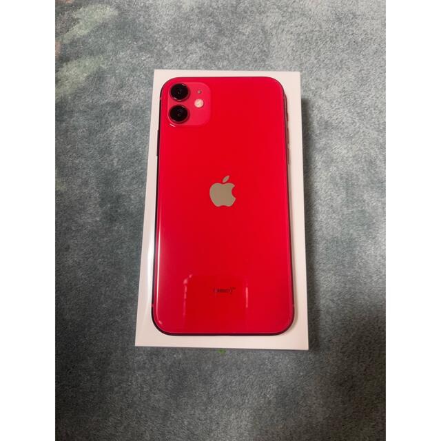 最新な iPhone - iPhone 11 SIMフリー GB 64 (PRODUCT)RED スマートフォン本体