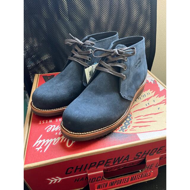 CHIPPEWA - 新品3万円 チペワ スウェード チャッカブーツ ネイビー