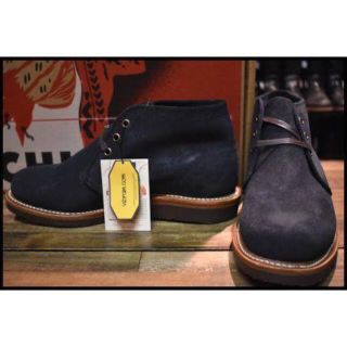 チペワ(CHIPPEWA)の新品3万円　チペワ　スウェード チャッカブーツ　ネイビー　ビブラムソール(ブーツ)