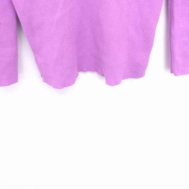 BARNYARDSTORM(バンヤードストーム)のバンヤードストーム ニット セーター Vネック 長袖 1 パープル 紫 レディースのトップス(ニット/セーター)の商品写真