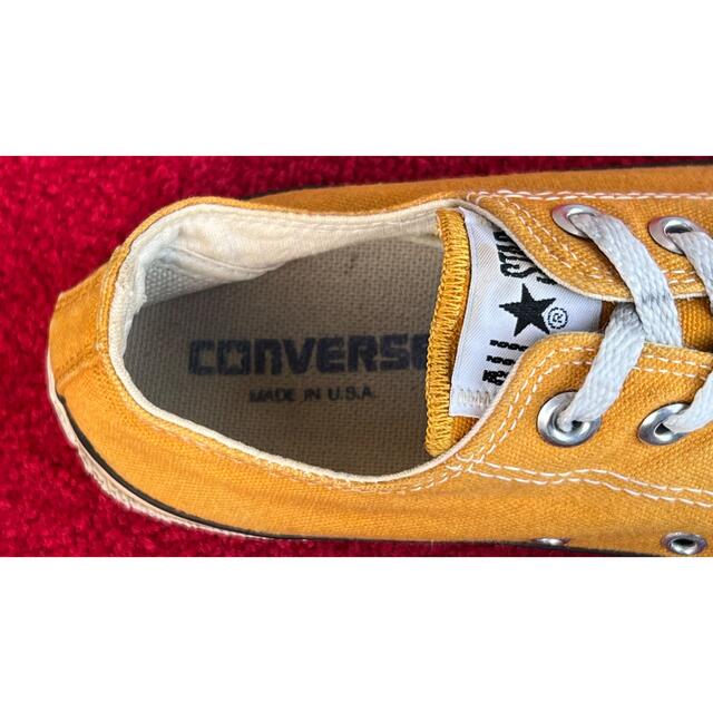 CONVERSE(コンバース)の26cm  USA製 コンバース オールスター キャンバススニーカー イエロー メンズの靴/シューズ(スニーカー)の商品写真