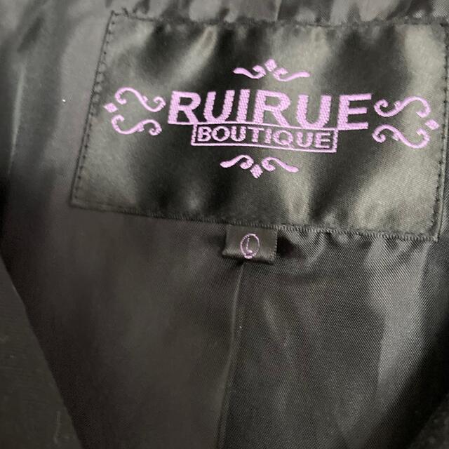 RUIRUE BOUTIQUEスリークタッチリボンカフストレンチコート レディースのジャケット/アウター(トレンチコート)の商品写真