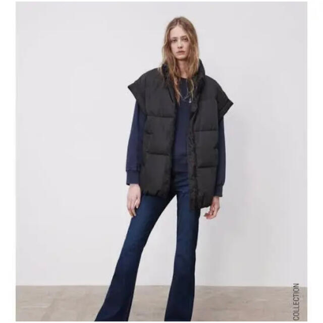 ZARA(ザラ)のZARA オーバーサイズ使用パフベスト レディースのジャケット/アウター(ダウンベスト)の商品写真