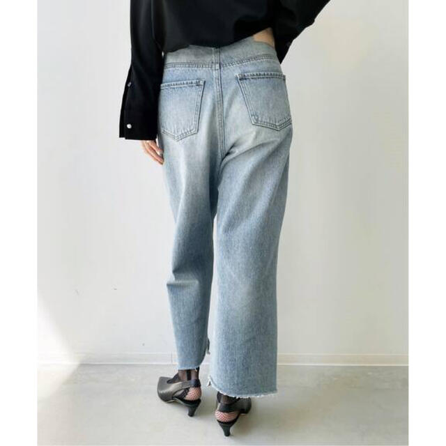 L'Appartement cropped wide denim  26 未使用 3