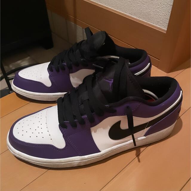 ナイキ エアジョーダン1 ロー "コートパープル" AJ1