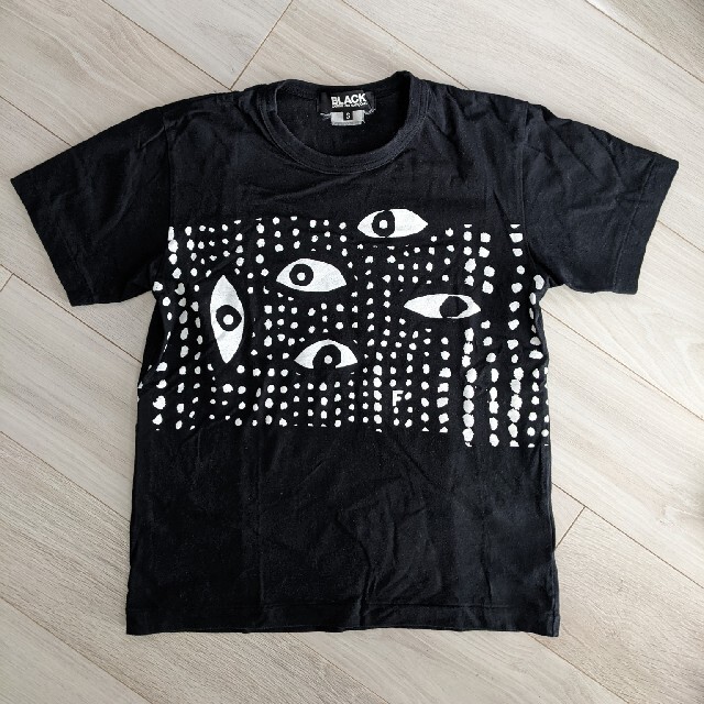 BLACK COMME des GARCONS(ブラックコムデギャルソン)のBLACK COMME des GARCONS AD2015　アイプリント レディースのトップス(Tシャツ(半袖/袖なし))の商品写真