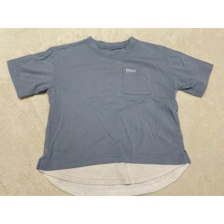 グローバルワーク(GLOBAL WORK)の水色　グレー　レイヤード　Tシャツ　カットソー　半袖(Tシャツ/カットソー)