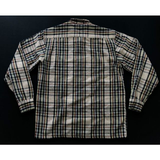 美品 50s CAMPUS オープンカラー ボックス ウールシャツ 50年代 - 1