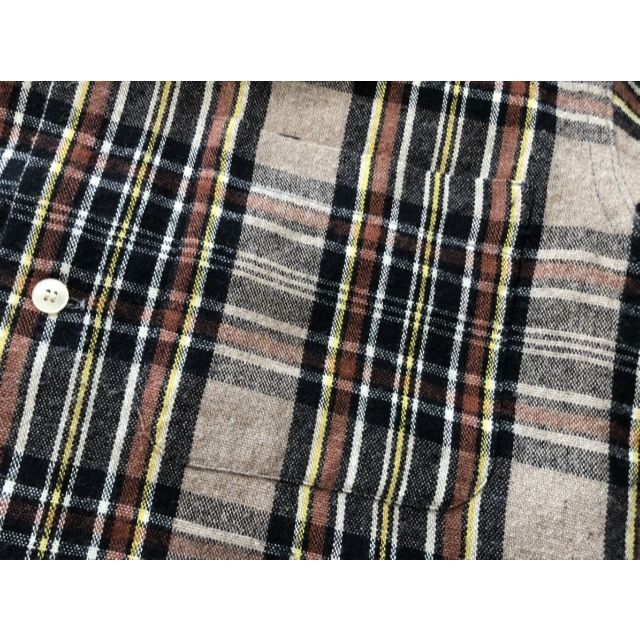 美品 50s CAMPUS オープンカラー ボックス ウールシャツ 50年代 - 3