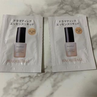 シセイドウ(SHISEIDO (資生堂))のマキアージュ　ドラマティックエッセンスリキッド　オークル20 ソフトベージュ10(ファンデーション)