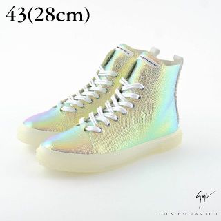 ジュゼッペザノッティデザイン(Giuseppe Zanotti Design)の新品 Giuseppe Zanotti Blabber レザーハイカット 43(スニーカー)