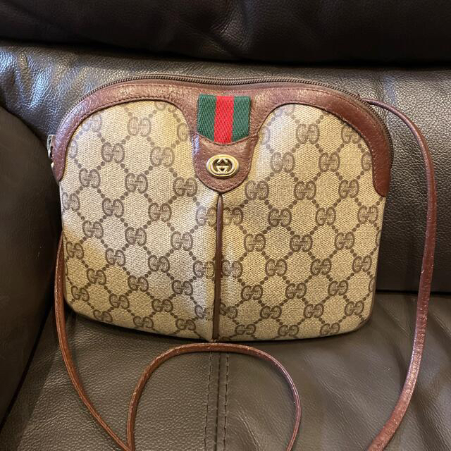 送料無料キャンペーン GUCCI ショルダーバッグ GG柄 グッチ オールド ...