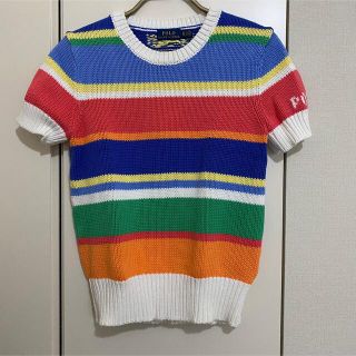 ポロラルフローレン(POLO RALPH LAUREN)のポロラルフローレン ボーダー 半袖ニット(ニット/セーター)