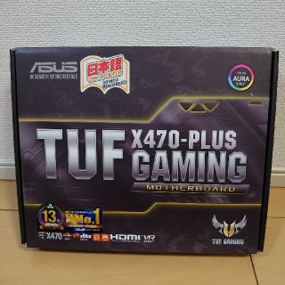 エイスース(ASUS)のASUS TUF X470-PLUS GAMING(PCパーツ)