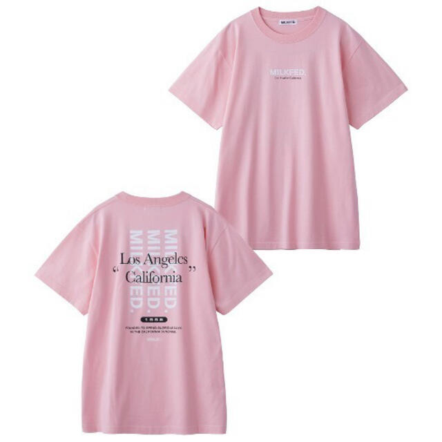 MILKFED. - 新品♡ミルクフェド ロゴプリントTシャツ ピンクの通販 by