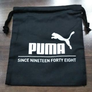 プーマ(PUMA)の【未使用】PUMA コップ袋 黒(ランチボックス巾着)