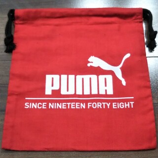 プーマ(PUMA)の【未使用】PUMA コップ袋 赤(ランチボックス巾着)