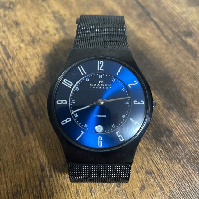 SKAGEN(スカーゲン)のSKAGEN メンズ腕時計 ネイビー HOLST ホルスト メンズの時計(腕時計(アナログ))の商品写真