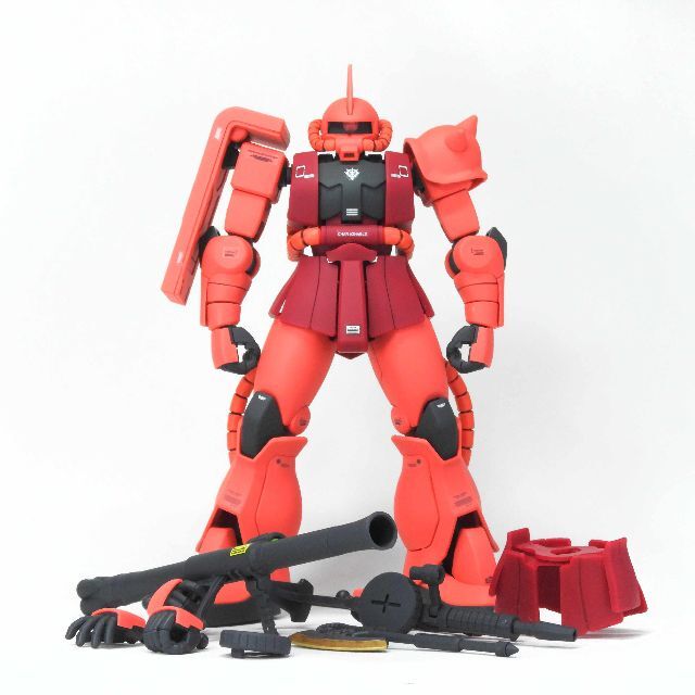 HG シャア専用ザクⅡ ガンプラ 完成品 MS-06Sシャア専用ザク ガンプラ ジャンク 完成品