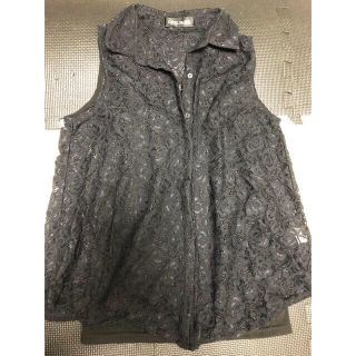 セシルマクビー(CECIL McBEE)の【未使用】CECIL McBEE レースアップ タンク トップス M(カットソー(半袖/袖なし))