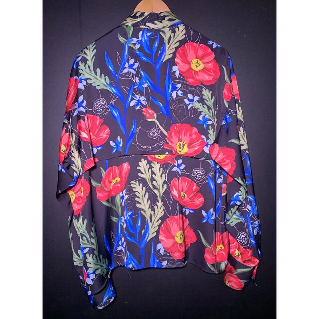 JieDa FLOWER PATTERN L/S SHIRT BLACK 1 8