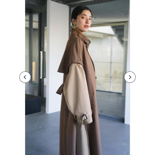 3way unique trench coat/beige（unisex)