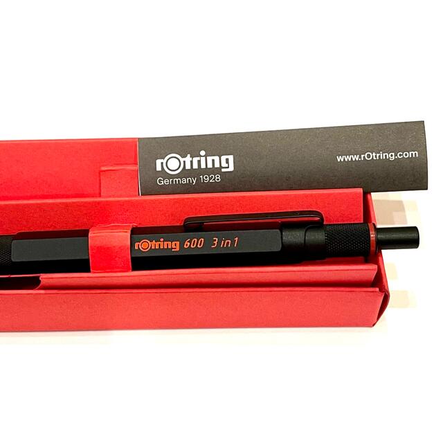 rotring(ロットリング)のロットリング ROTRING マルチペン 600 3in1 インテリア/住まい/日用品の文房具(ペン/マーカー)の商品写真