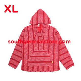 メキシコ製 XL メキシカンパーカー Baja Hoodie Drug Rug(パーカー)