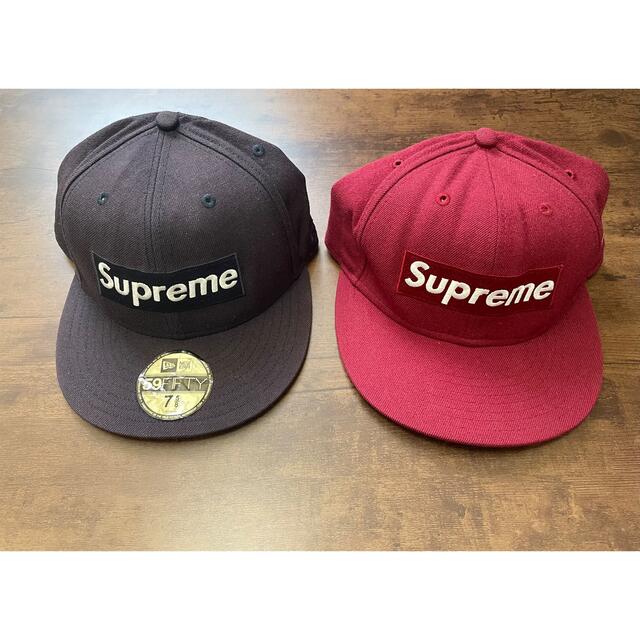 Supreme(シュプリーム)のSupreme New Era シュプリーム ニューエラ Boxlogo セット メンズの帽子(キャップ)の商品写真