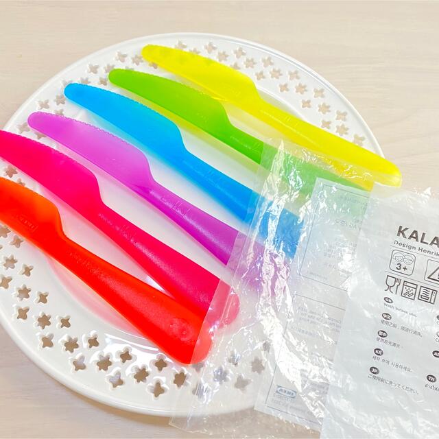 IKEA(イケア)のIKEA ナイフ キッズ/ベビー/マタニティの授乳/お食事用品(スプーン/フォーク)の商品写真