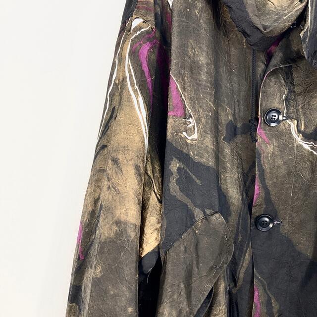 Y's - Y's ワイズ 20SS 墨流し マーブル柄 フーデットコートの通販 by