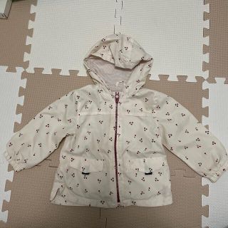 ザラキッズ(ZARA KIDS)のzara baby kids ウィンドブレーカー　パーカー　チェリー　98(ジャケット/上着)