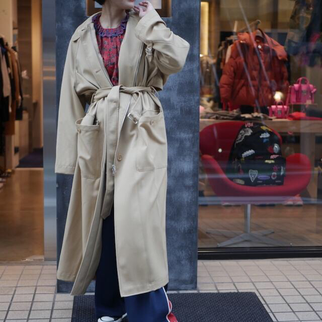 通販 スリーワンフィリップリム 16AW 袖切り替え変形トレンチコート