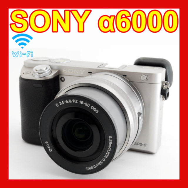 超人気新品 ️初心者オススメ ️高速AF・高画質 ️Wi-Fi ️SONY ️初心者オススメ ️Wi-Fi ️SONY α5100 α6000