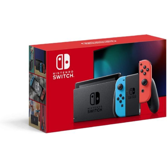 Nintendo Switch(ニンテンドースイッチ)のNintendo Switch Joy-Con(L) ネオンブルー/(R) ネオ エンタメ/ホビーのゲームソフト/ゲーム機本体(家庭用ゲーム機本体)の商品写真
