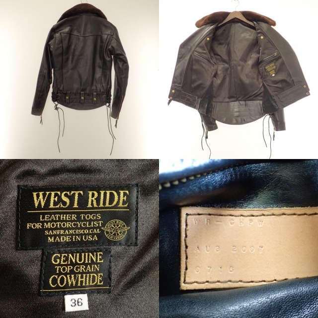 WESTRIDE - ウエストライド ジャケット 36の通販 by エコ WESTRIDE - ウエストライド ジャケット 36の通販 by エコ