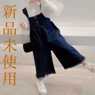 ザラキッズ(ZARA KIDS)の-新品未使用- デニムサロペット(パンツ/スパッツ)