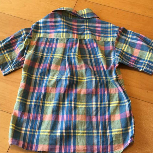 GLOBAL WORK(グローバルワーク)のGLOBALWORK KIDS シャツ M グローバルワーク キッズ/ベビー/マタニティのキッズ服男の子用(90cm~)(その他)の商品写真