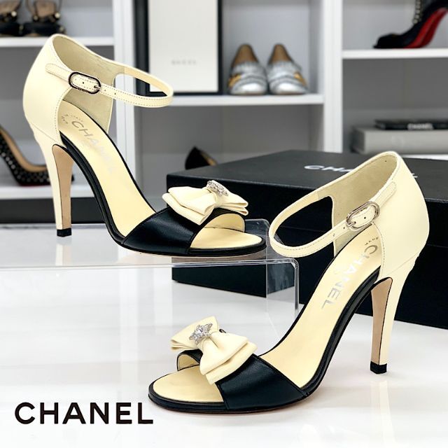 売れ筋がひ贈り物! 3246 - CHANEL シャネル バイカラー サンダル