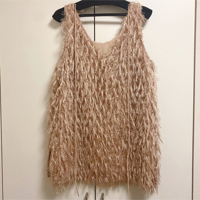 CLANE ★ W FACE CROSS FRINGE TOPS