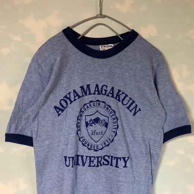 シャツ┓ USA製 青山学院大学 カレッジTシャツ 90s 80s 激レア