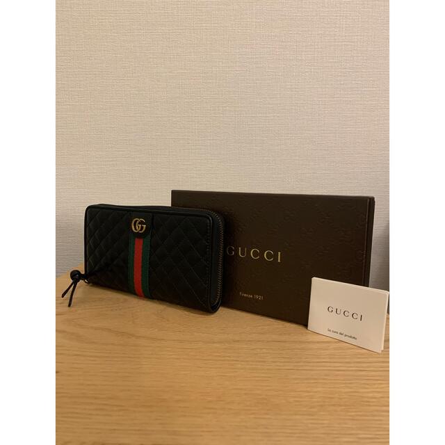 グッチ 長財布 レディース GGロゴ 1060 レザー ブラック 0YKBT 536450