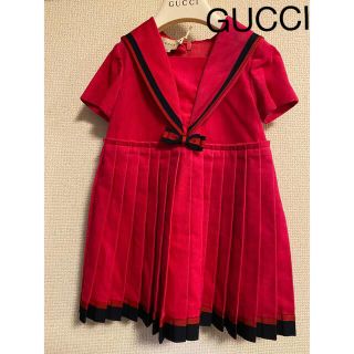 グッチ(Gucci)の【新品】GUCCI グッチ 女児 ワンピース 2歳用 定価56000円(ワンピース)