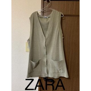 ザラ(ZARA)のZARAベスト　カーキ(ベスト/ジレ)